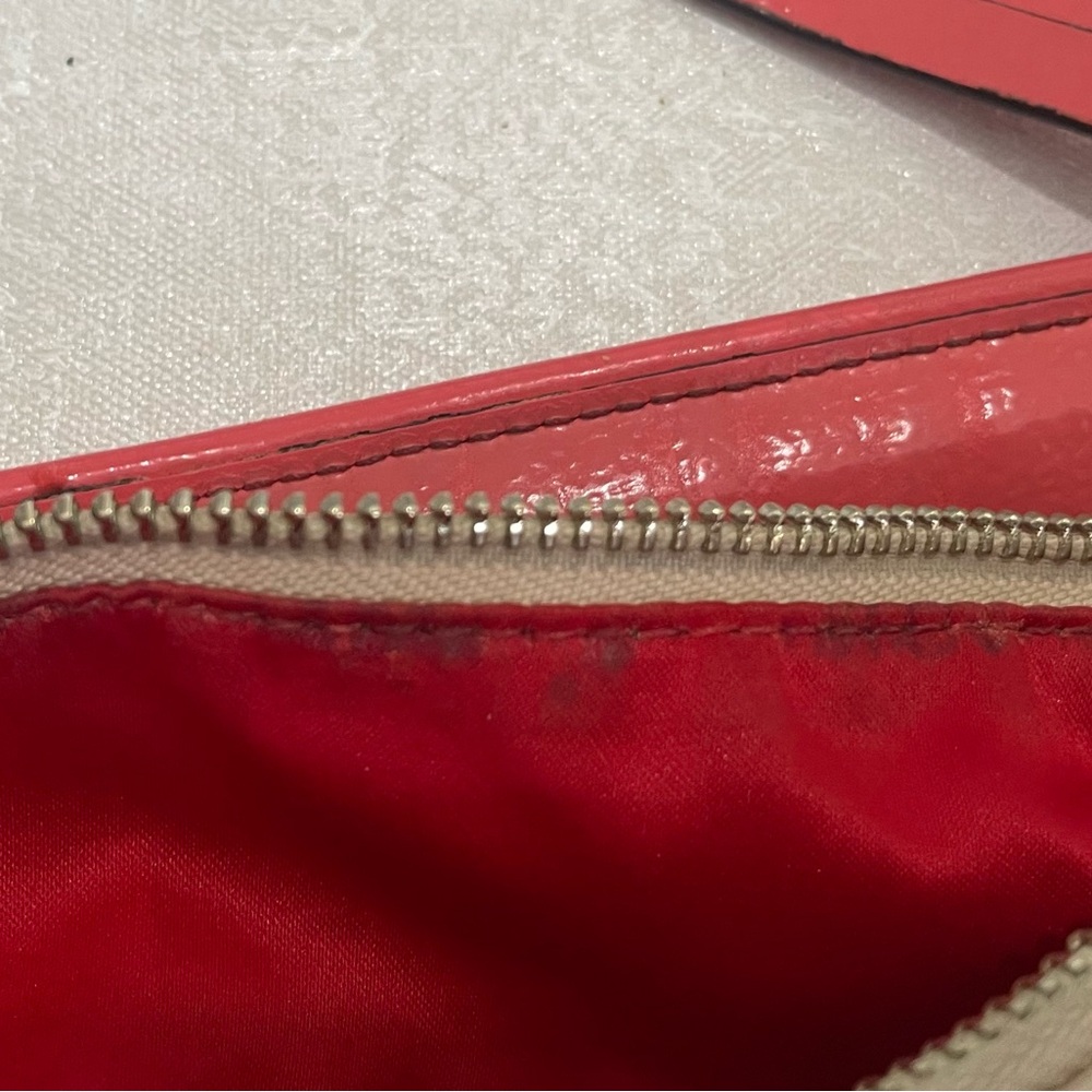 Coach Poppy Coral/Cream crossbody shoulder bag - Picture 6 of 13